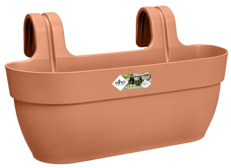 Elho Vibia Campana Easy Hanger Large Jardinera - Terra | L 24.1 x An. 46 x Al. 26.5 cm | Apta para uso en exterior