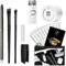 Ink Permanent Augenbrauen-Mapping-Set – 30m Mapping-Faden, 15g Augenbrauenpaste, 2 Pinsel, Mapping-Stift, Stiftformer, Klingen und 20 Schablonen