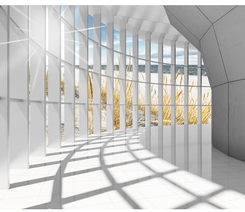 murando - Fototapete Premium-Vlies Dekoration Architektur, 350x256 cm | Premium-Vliesstoff, Full HD Druck, hochwertige Verarbeitung fürs Wohnzimmer, schnelle Montage, lichtbeständig, geruchsfrei