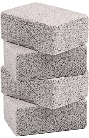 Lezevn Grill Cleaning Bricks Grill Griddle Stone Cleaning Bricks Ecological Stone Cleaner Magic Stone Removing Grease and Stains for BBQ Grill Grates Sink Pool (4)