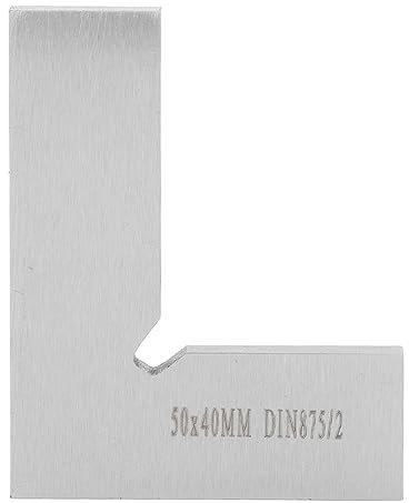 Escuadra De Encuadre De Maquinista, Escuadra Carpintero, Escuadra De Maquinista De ángulo Recto De 90 Grados, Herramienta De Encuadre De Ingeniero Para Medición De Carpinteros De Carpintería50 X 40 Mm
