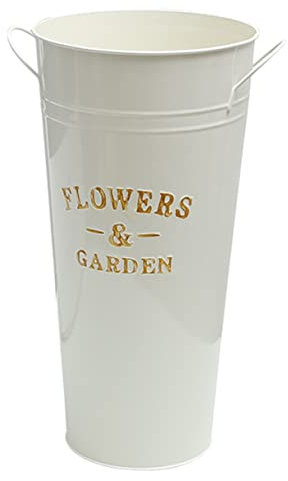 Sosoport Eiserner Blumentopf Höhe Retro-Design Blumeneimer Pflanztopf Für Fensterbank Schreibtisch Zimmerdekoration Blumenvase