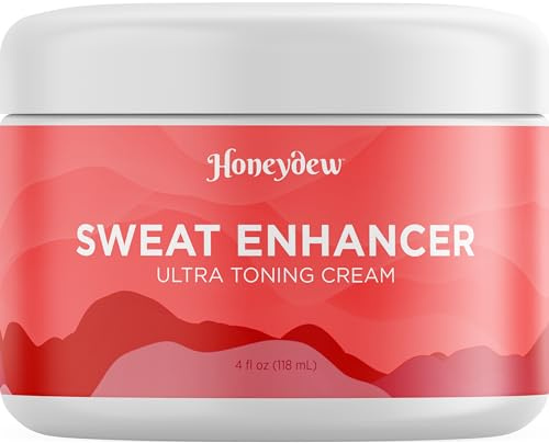 Hot Sweat Cream Workout Enhancer - Invigorating Hot Cream for Cellulite & Body Sculpting to Maximize Workouts - Moisturizing Sweat Enhancer Thigh Bum and Belly Firming and Tightening Cream (4 Fl Oz)
