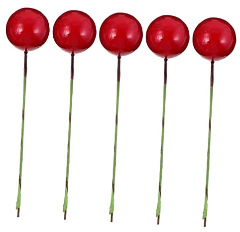 Cabilock 288stücke Teiliges Künstliche Rote Beeren Für -weihnachtsdekoration Accessoires Für Hochzeiten Fotoshootings Festlichkeiten Und Kreative Bastelprojekte