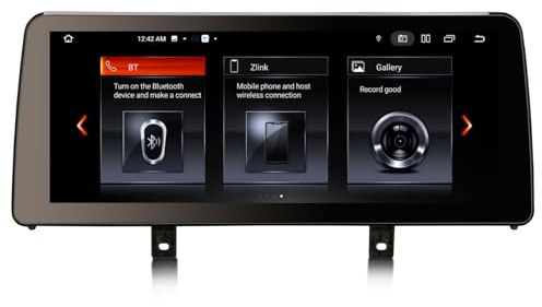 12,3 Qualcomm 8 Kern Android 14 DAB+ Autoradio 8GB+128GB Für BMW 1er F20 F21 2er F22 F23 NBT mit GPS Navigation CarPlay Android Auto WiFi 4G Bluetooth 5.1 DSP USB iDrive OEM Radio 2K IPS Touchscreen