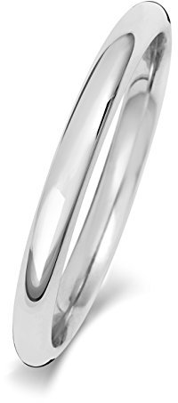 EDS Jewels Platin 950 2mm Court Form Herren/Damen - Trauring/Ehering/Hochzeitsring TRS18906PT950RSS