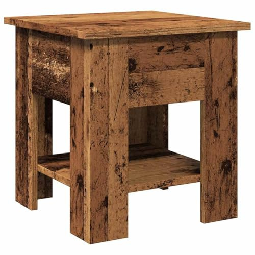 vidaXL Couchtisch Altholz-Optik 40x40x42 cm Holzwerkstoff