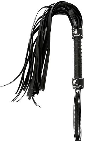 Black Riding Whip, Faux Leather Flogger, Equestrian Whip, Riding Whip for Horses 33