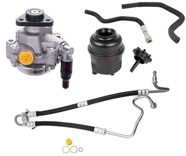 YCZYGBM Auto-Ersatzteile 1 Set Servolenkung Pumpe Kit 32416760036 für 2001-2005 für BMW E46 320i 323i 325i 328Ci 328i 330i F13 Auto Reparatur Teile robuste
