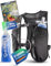 SASMO® Laufweste Damen & Herren 5L + 2x250 Soft Flask | Running Vest - Ultraleicht 270g & atmungsaktiv | Laufrucksack Damen - 8 Taschen | Laufweste Herren | Trinkweste Laufen | Trinkrucksack