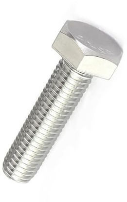 WANG TII DOO Lot De 2 Vis À Tête Hexagonale M14 en Acier Inoxydable 304 Entièrement Filetées, Idéales pour La Construction Et Les Réparations À Domicile,M14×160mm