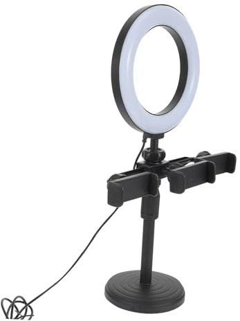 OSALADI Live Phone Stand Ring Light Tripod Smartphone Fill Light Natural for Beauty Photography
