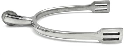 Equine Smile ES1011 Radsporen Reitsporen aus Edelstahl, Damen 40 mm | Radsporen Spur Sporen zum Reiten aus Edelstahl, Stiefelsporen mit Rad für Damen & Herren in Dressur & Springen