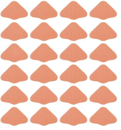 Milageto Lot de 24 patchs de protection solaire pour le nez, confortables, légers et respirants, pour accessoires de sport et d'extérieur