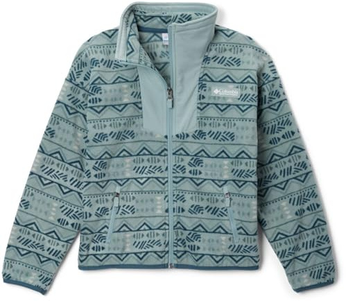 Columbia Bambini Sequoia Grove Printed giacca, crushed blue horizons-crushed, 116