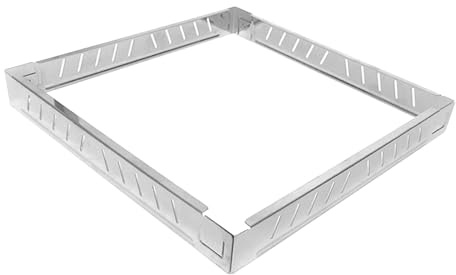 Sharplace Edelstahl Windschutz für Gaskocher Faltbar, Windfester Ring für Tragbaren Kocher, Windring für Campingkocher, Energie sparend & Flammen stabilisierend für Picknick, 21,3 × 21,3 × 2,5 cm