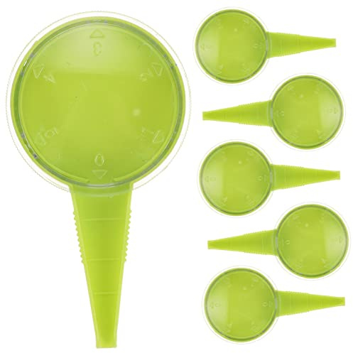 ORFOFE 6 pièces Kit de Distributeurs Semis Jardin Plastique Vert Fluorescent Outil Manuel Portable pour Potager et Jardinière Quantité de Pratique pour Amateurs et