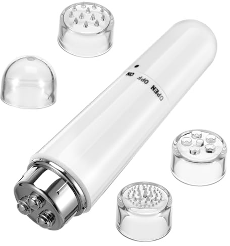 Gogogmee Masajeador Facial Cuello Eléctrico con Aplicador Ojos de Dispositivo Multifuncional para Limpieza Profunda y Estimulación Circulación Aparato de Cuidado Facial para