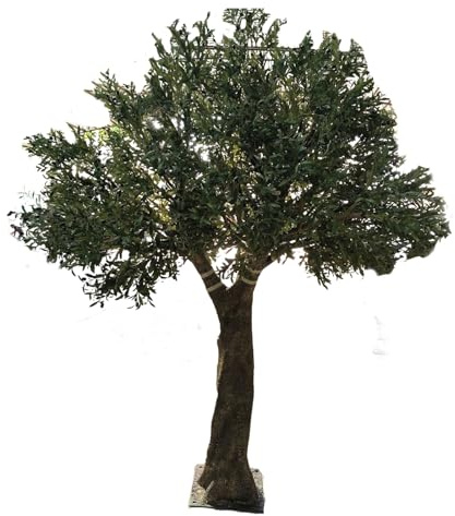 Großer künstlicher Olivenbaum, Pflegeleichte Seidenpflanze mit realistischen Blättern und Früchten for die Innendekoration(3.5mx3m)