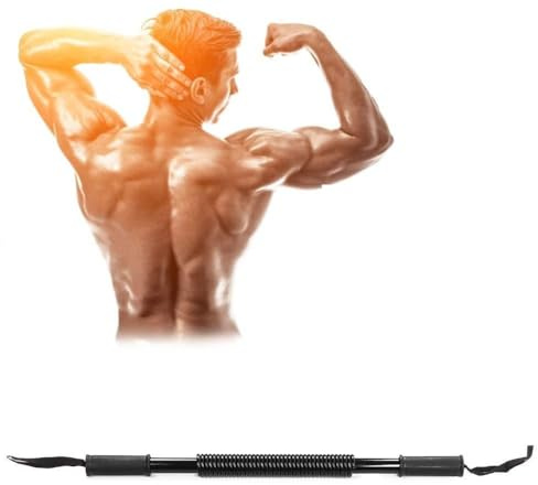 ZJchao Underarmsstyrketränare Spring Muscle Trainer Chest Expander för Gym Träningsutrustning (30 kg)