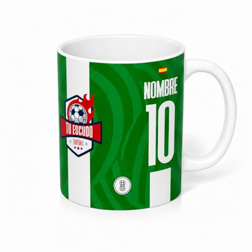 Taza Personalizada Original con Diseño Exclusivo | Taza de Cerámica con Interior de Color | Regalo Original e Ideal para Cualquier Ocasión (BD MAILLOT)