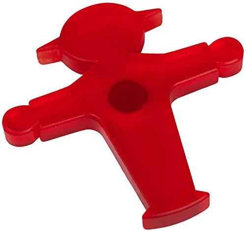 Ampelmann Magnet rot Steher — Kühlschrank-Magnet Berliner Ampelmännchen | kompakter Hingucker zum Sammeln — inkl. Kochbüchlein & Geschenkkarte