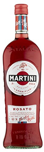 MARTINI Rosato Apéritif, 14,4% vol., 100cl / 1L, Apéritif demi-sec aux épices élégantes