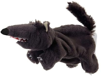 Egmont Handpuppe Wolf schwarz