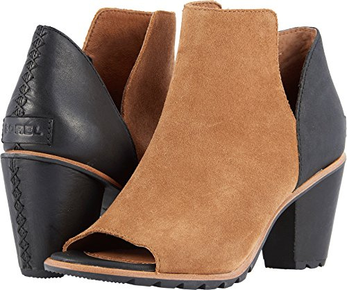 Sorel Femmes Bottillons de Nadia Peep Toe Chameau UK 8