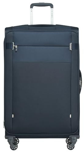 Samsonite Citybeat - Spinner L, Erweiterbar Koffer, 78 cm, 105/113 L, Blau (Navy Blue)