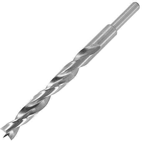 ENT 50415 Holzspiralbohrer Ø 15 mm, extra lang 200 mm, HSS-G, mit Zentrierspitze und Vorschneider, NL 135 mm, Schaft zylindrisch