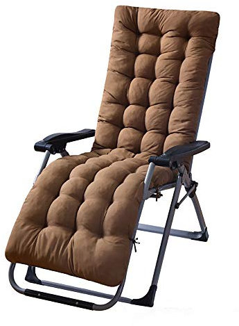 YLXD 170 * 53 * 8cm Lounge Sessel Kissen, Sonnenliege Kissen, Liegestuhl Lounge Pad, Gartenmöbel Liegestuhl Sitzkissen, Klappbar Waschbar, Für Terassen Oder Den Garte(Ohne Stuhl)