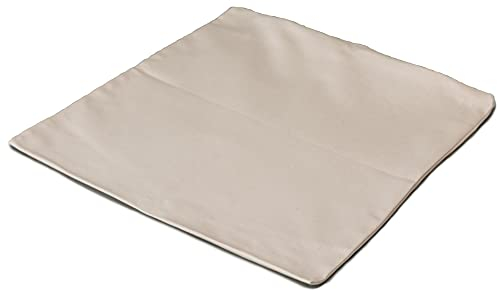 GIRAFFENLAND Organic Percale Ticking 35 x 35 cm with Zip Cover Ideal for Filling Pillows – Insert = Empty Cushion Cover – Contents: 1 Piece