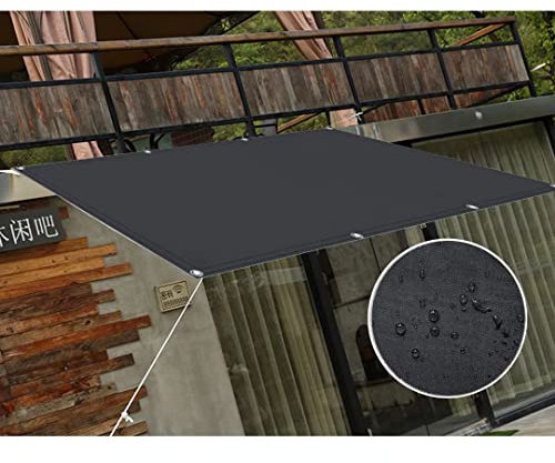 AOTNZ Tenda da sole con bordo dritto in tessuto ombreggiato impermeabile rettangolo copertura con occhiello blocco UV 185 GSM tessuto PES per esterni copertura pergola Personalizza Disponibile