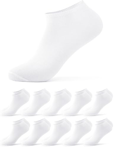 Occulto Ankelstrumpor Män 10-20 pack (modell: Alex) 10 X Vit 47-50