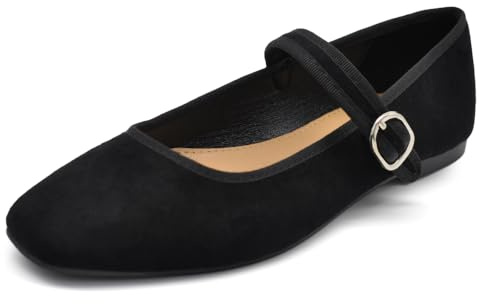 IF Fashion Ballerine Friulane Scarpe Veneziane da Donna con Cinturino Mary Jane G70059 Nero N.38