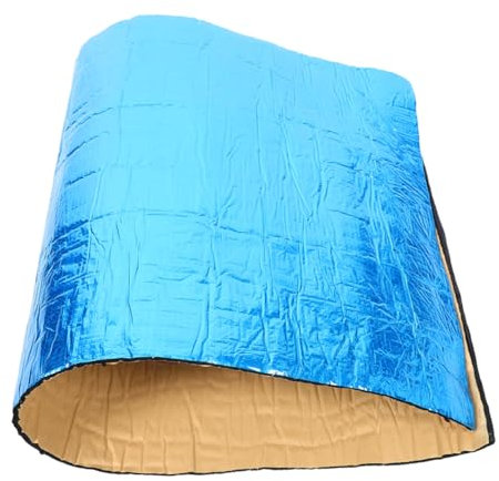Alipis Coton D'isolation Phonique De Voiture Insonorisation Pour Voiture Coussin Isolant Paillasson Isolant Insonorisation Automobile Coton Insonorisant Carré Feuille D'aluminium