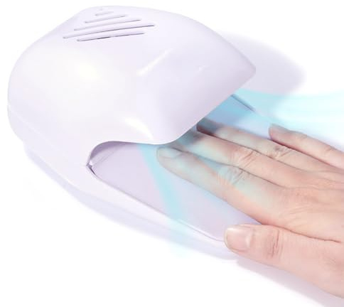 Luft-Nageltrockner - Professioneller Akku Nageltrockner | Air Naiil Fan Blow Dryeer | Schnelltrocknender Ventio für Naturnägel und polnische Anwendung zu Hause, Salons,