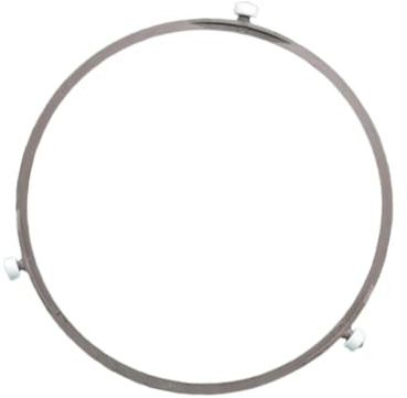 rockible Accessoire de Plateau Tournant pour Micro-Ondes avec Support de Plateau en Verre et Mécanisme à Rouleaux, A Diamater 18cm
