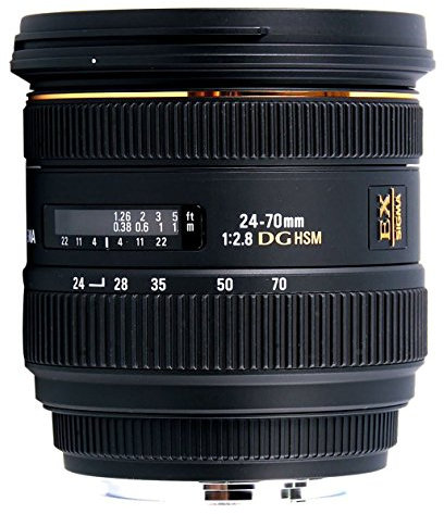Sigma 24 – 70 mm f/2.8 iF EX DG HSM AF Zoom standard