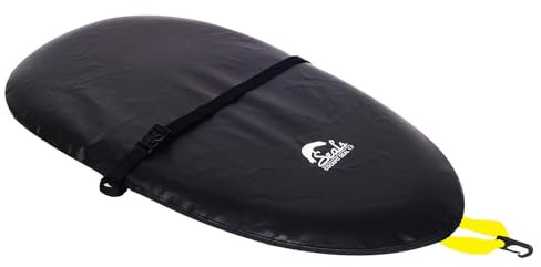 Seals Kayak Cockpit Cover with Hull Strap, Black, 2.2 I Made in USA | Storage & Transport Cover for Kayaks