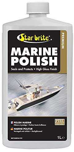 STAR BRITE Premium Marine Politur – UV-Schutz & Hochglanz-Finish – Reduziert Ausbleichen, Kreidung und Oxidation und weist Wasser, Flecken und marine Ablagerungen ab