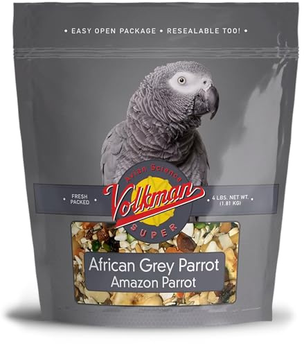 Volkman Avian Science Super African Grey Bird Food 4lb