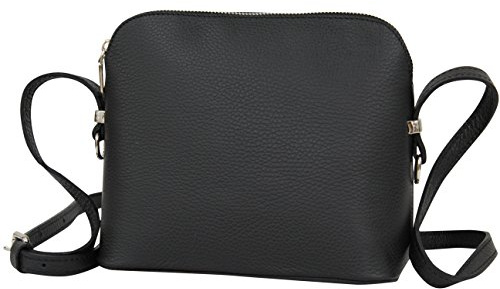 AMBRA Moda Italienische Ledertasche Damen Handtasche Umhängetasche Schultertasche Leder Tasche klein GL018