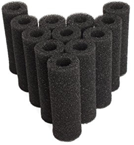 LTWHOME AEO19050 Runder Kleiner Filterschwamm Passt für AEO19050 Zoo Med's 501 External Filter (Packung mit 12)