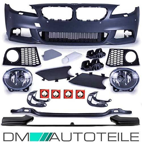 DM Autoteile Sport-Performance Stoßstange vorne + Spoiler vorne passt für F10 F11 M-Paket