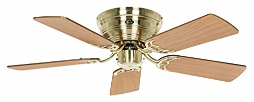 CasaFan Deckenventilator Classic Flat III Messing gebürstet 103