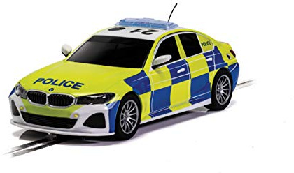 Scalextric Cars - C4165 BMW 330i M-Sport - Police Car - Toy Slot Car for use with Race Tracks or Set - Small Kids Gift Ideas for Boy/Girl Ages 5+, Scalextric Accessories, Blue
