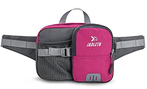 Clape Laufgürtel mit Flaschenhalter Trinkgürtel Laufen Bauchtasche Wandern Wasserdicht Hüfttasche für Wandern Reise Camping Outdoor Sport Bum Bag