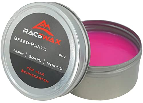RaceWax Speed Paste Skiwax Speedwachs Skiwachs Rennwachs alle Schneearten 80g fluorfrei und PFAS-frei